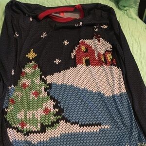 Target Holiday Faux Sweater Shirt
